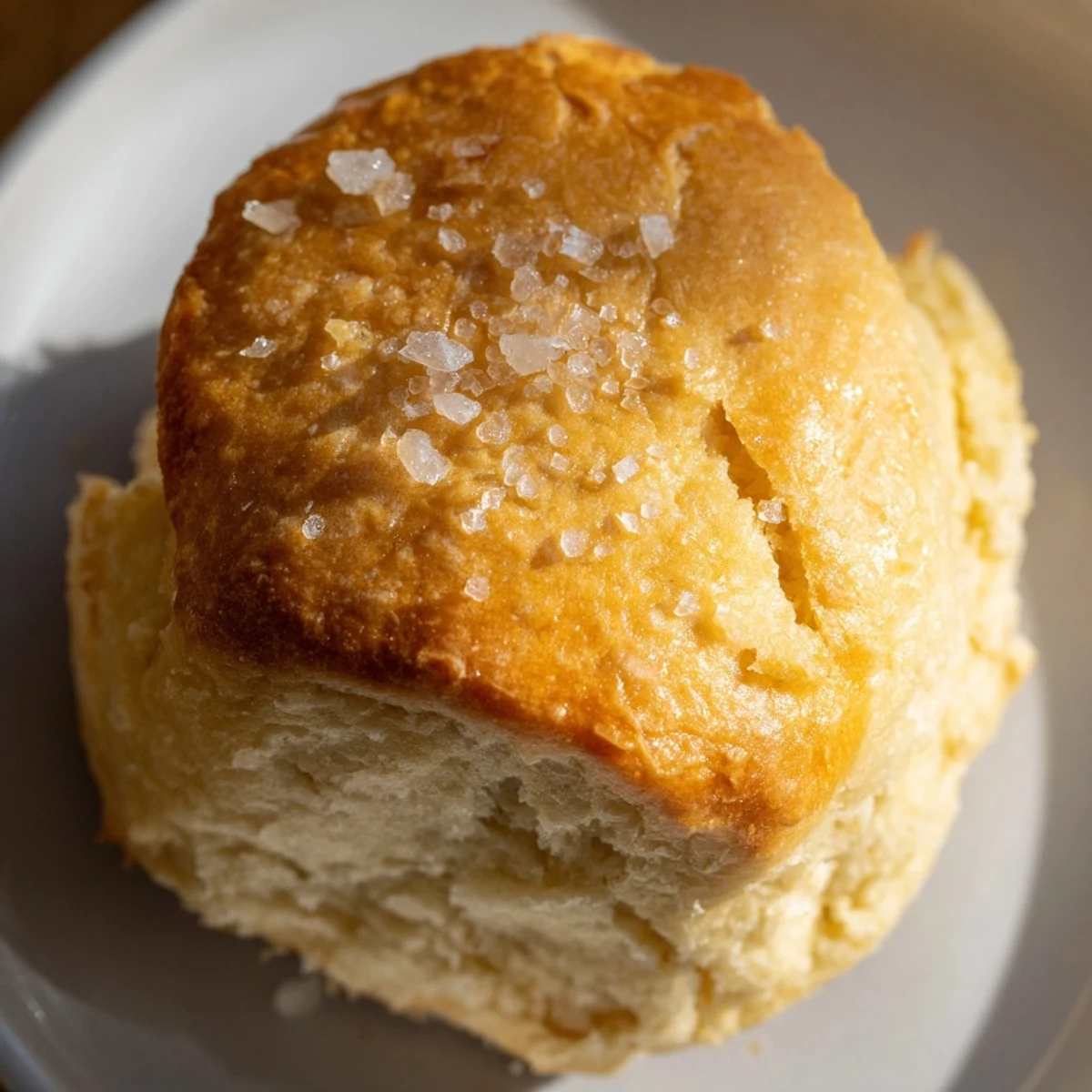 Homemade Savory Roll with Butter, placed beside a steaming bowl of soup for a comforting European-style lunch.