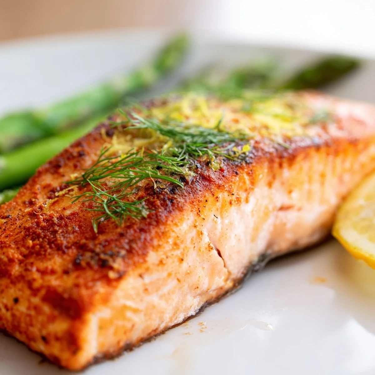 Crispy Air Fryer Salmon Asparagus