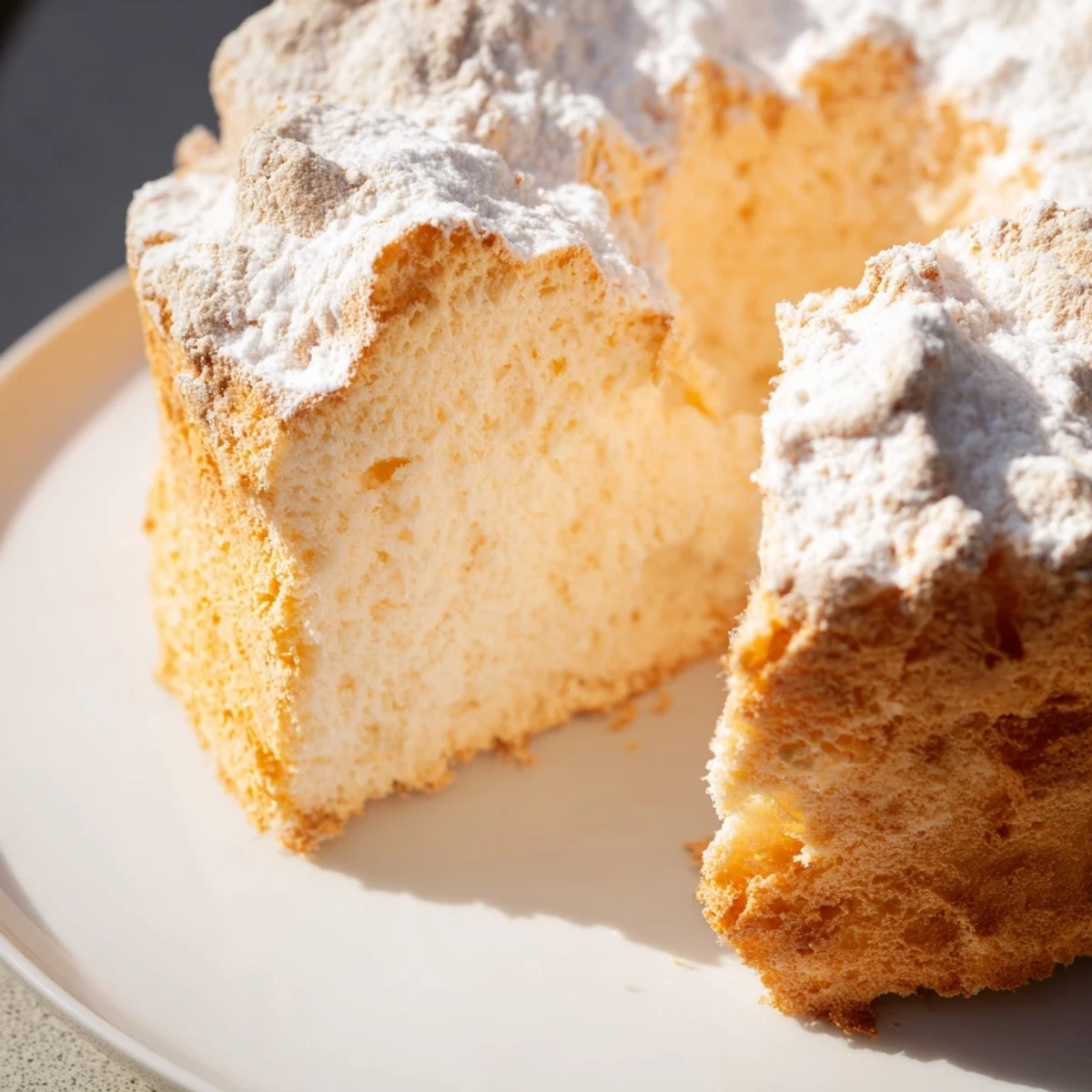 This light and airy yogurt cloud cake has a golden top and delicate crumbs, perfect for a refreshing teatime dessert.