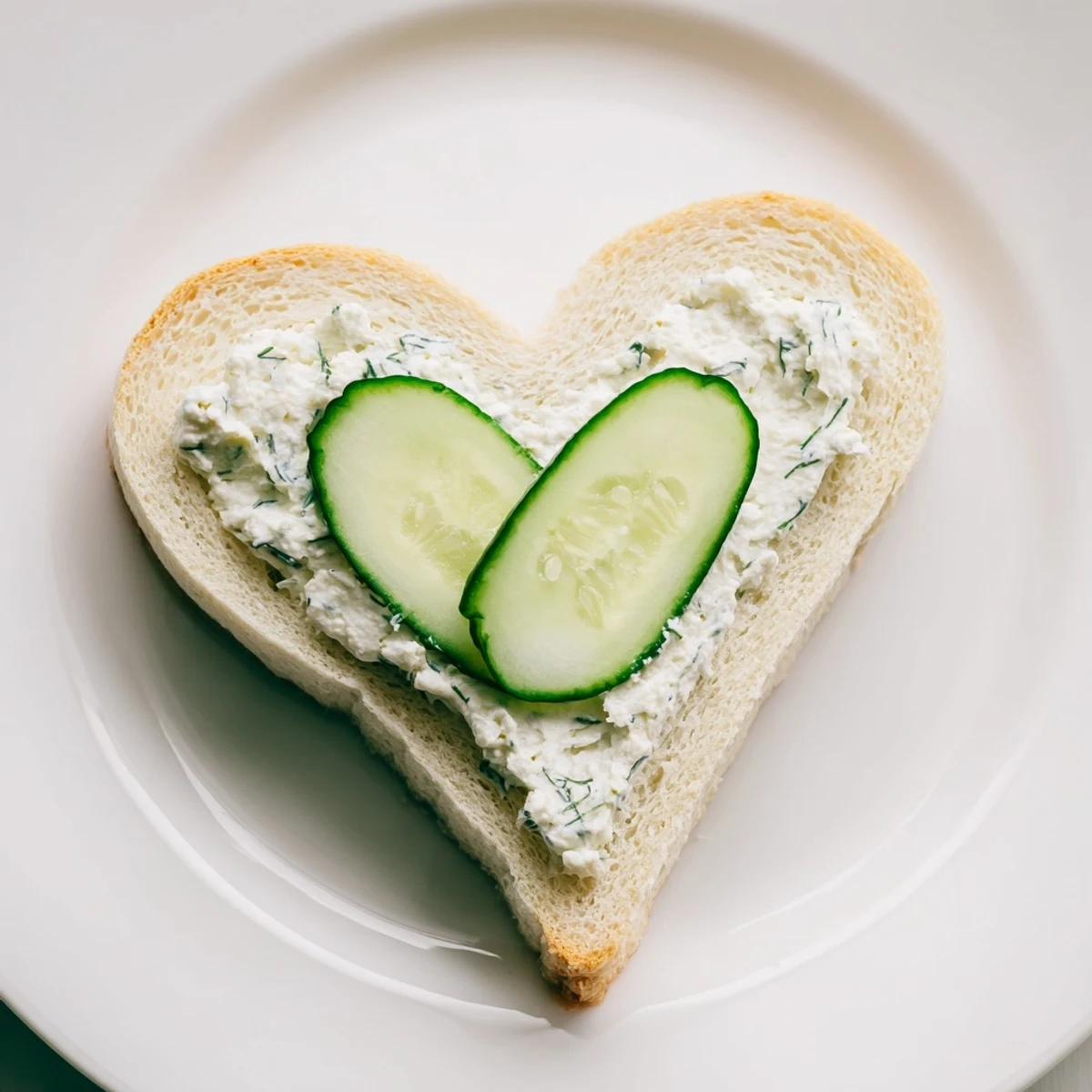 Elegant heart shaped tea sandwich board with cucumber, egg salad, and smoked salmon varieties on white and wheat bread, garnished with fresh radishes and microgreens