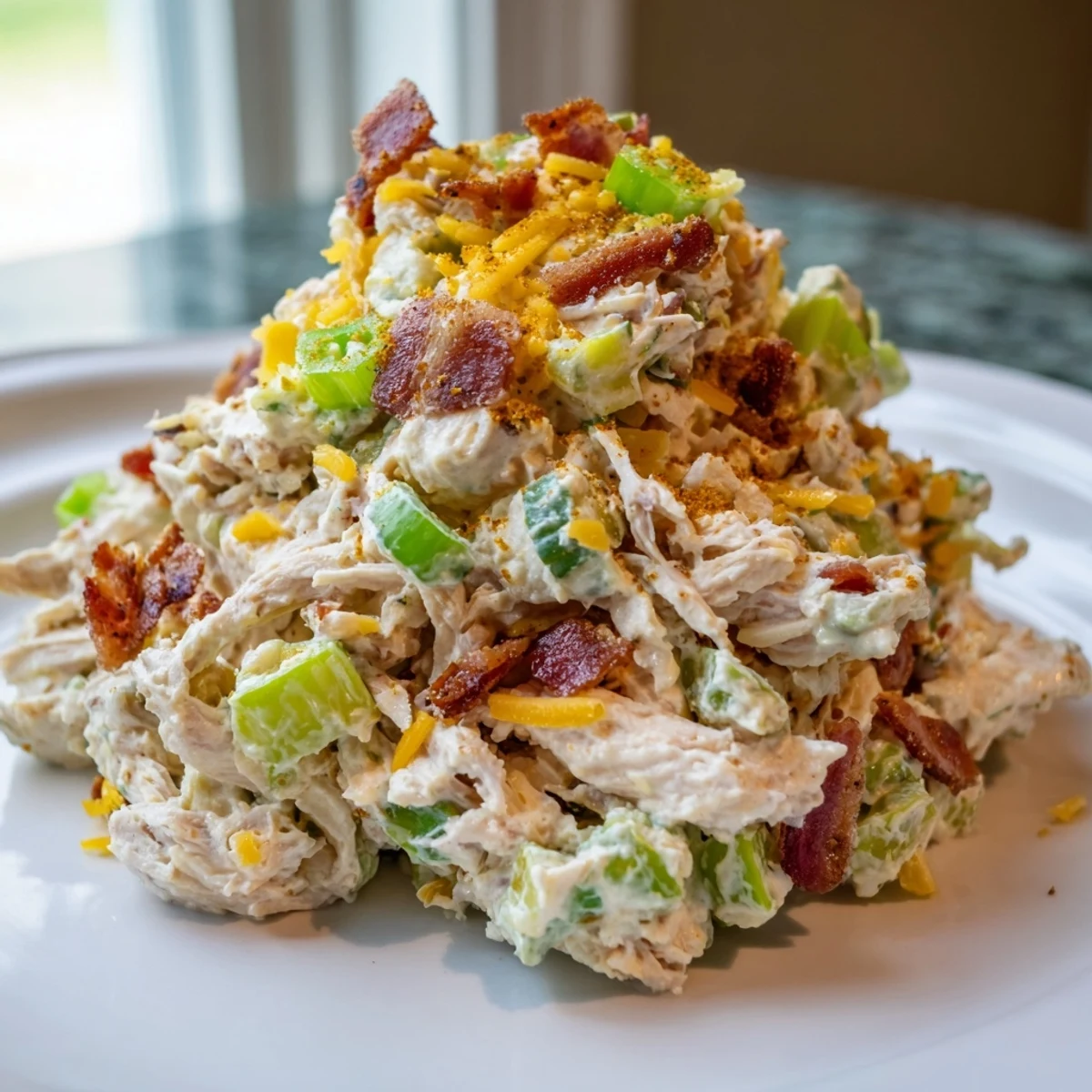 Jalapeno Popper Keto Chicken Salad