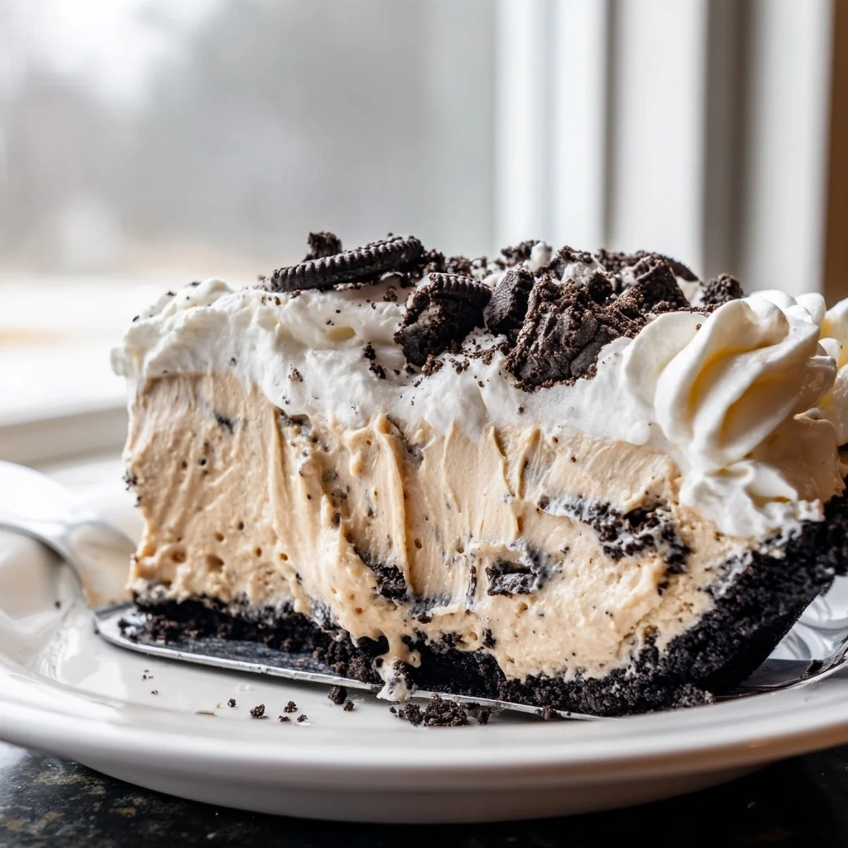 Peanut Butter Oreo Pie