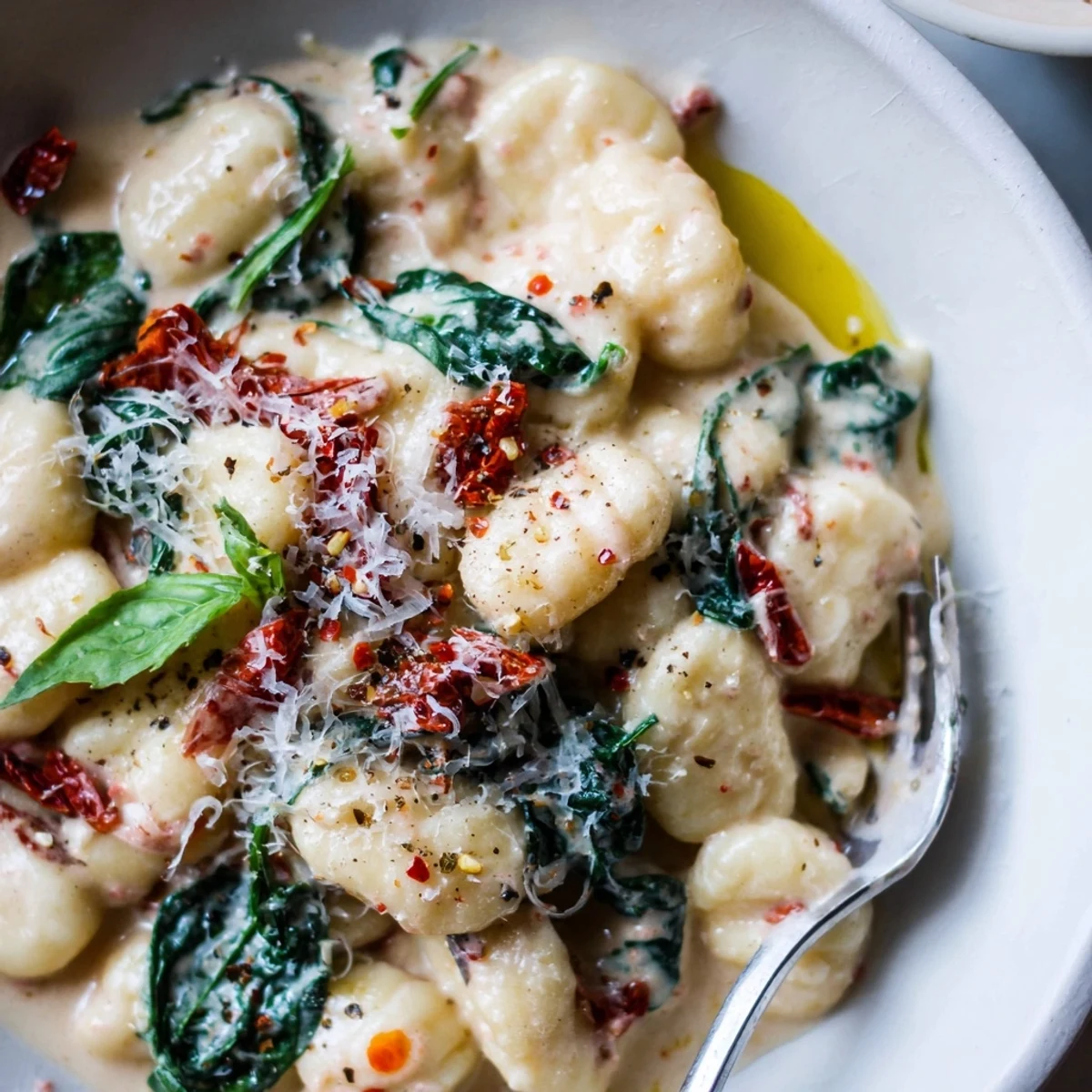 Serve piping-hot Marry Me Gnocchi garnished with extra Parmesan and cracked pepper