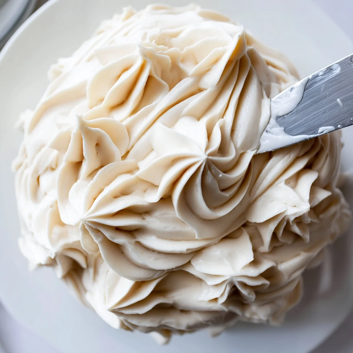 Smooth Italian meringue buttercream piped into elegant rosettes on cupcakes