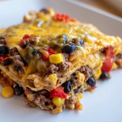 Mexican Lasagna Tortilla Layers