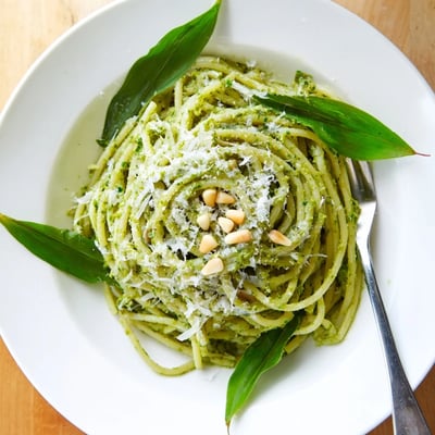 Wild Garlic Pesto Pasta